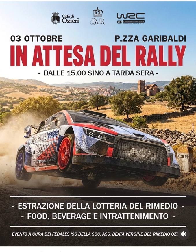 Ozieri in festa: "In Attesa del Rally" per il passaggio del Mondiale